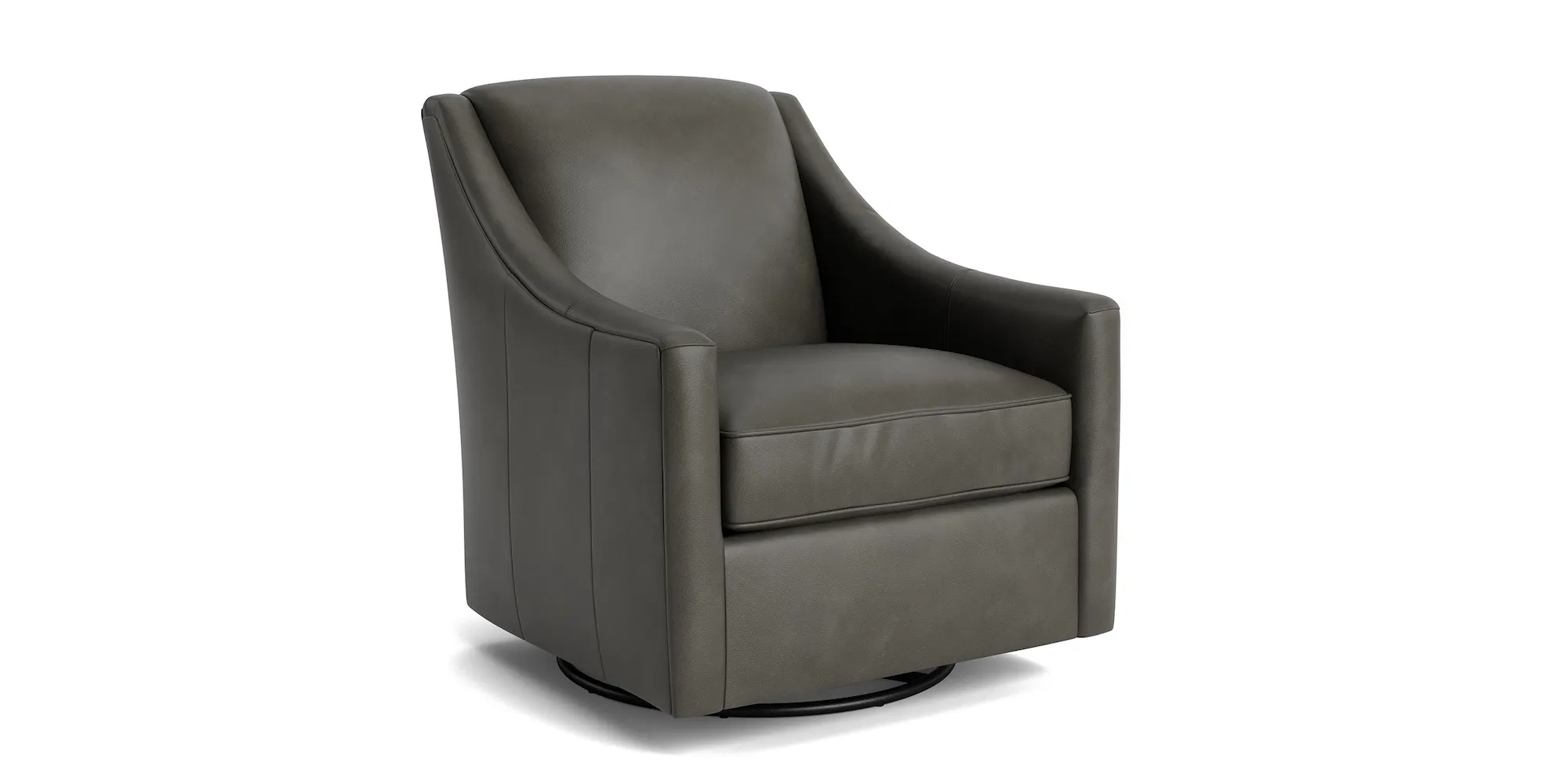 Bassett Furniture 1044-05L Corinna Leather Swivel Chair