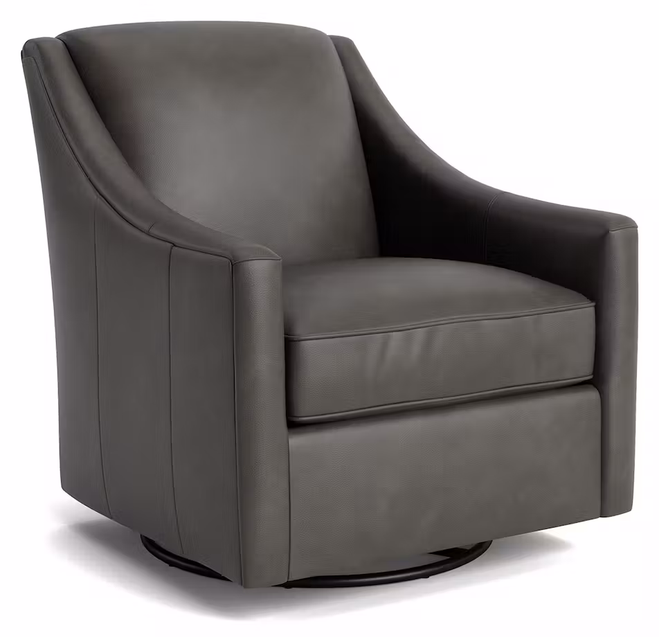 Bassett Furniture 1044-05L Corinna Leather Swivel Chair Bassett Furniture 1044-05L Corinna Leather Swivel Chair