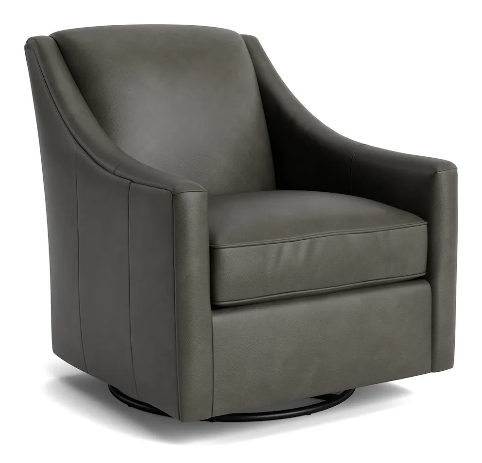 Bassett Furniture 1044-05L Corinna Leather Swivel Chair Bassett Furniture 1044-05L Corinna Leather Swivel Chair