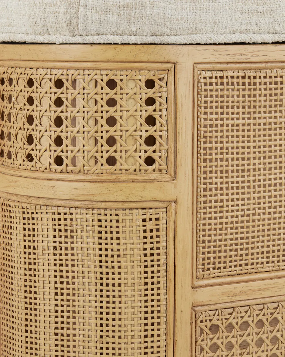 Currey and Company 7000-0662 Anisa Sea Sand Storage Bench Dunmeyer Parchment Currey and Company 7000-0662 Anisa Sea Sand Storage Bench Dunmeyer Parchment