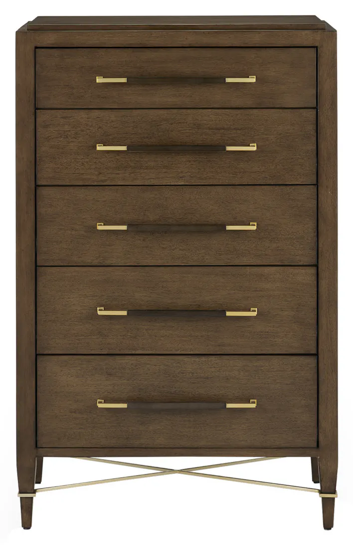 Currey and Company 3000-0249 Verona Chanterelle Five-Drawer Chest Currey and Company 3000-0249 Verona Chanterelle Five-Drawer Chest