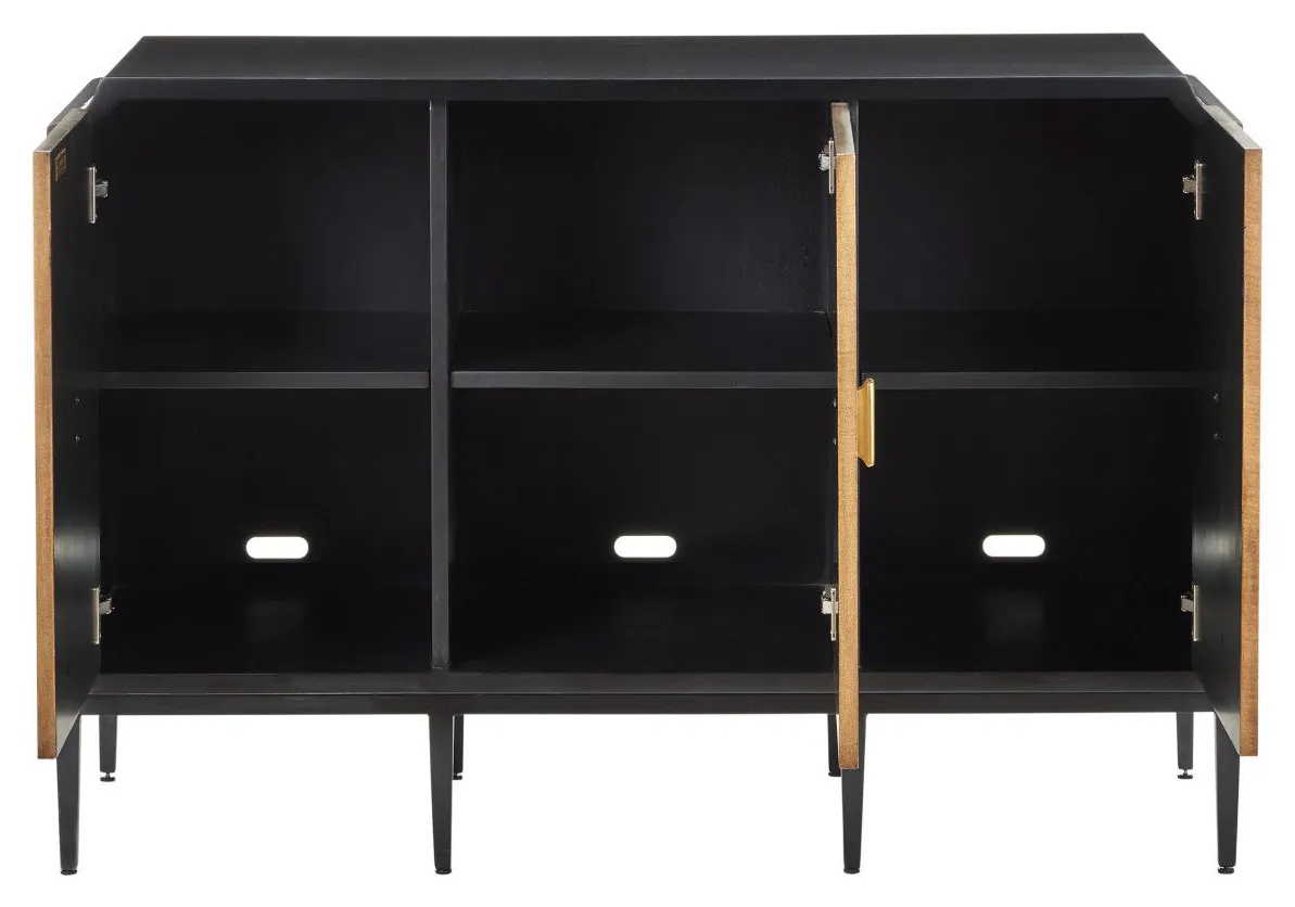 Currey and Company 3000-0270 Kallista Taupe Cabinet Currey and Company 3000-0270 Kallista Taupe Cabinet