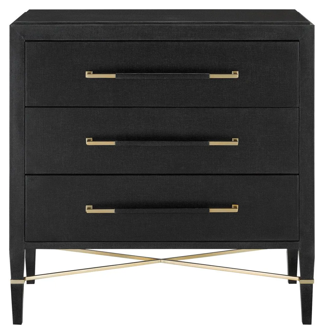 Currey and Company 3000-0065 Verona Black Chest Currey and Company 3000-0065 Verona Black Chest