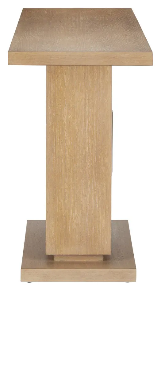 Currey and Company 3000-0310 Morombe Washed Oak Console Table Currey and Company 3000-0310 Morombe Washed Oak Console Table