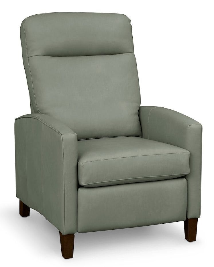 Bassett Furniture 1342-3TL Emmett Leather Track Arm Power Recliner