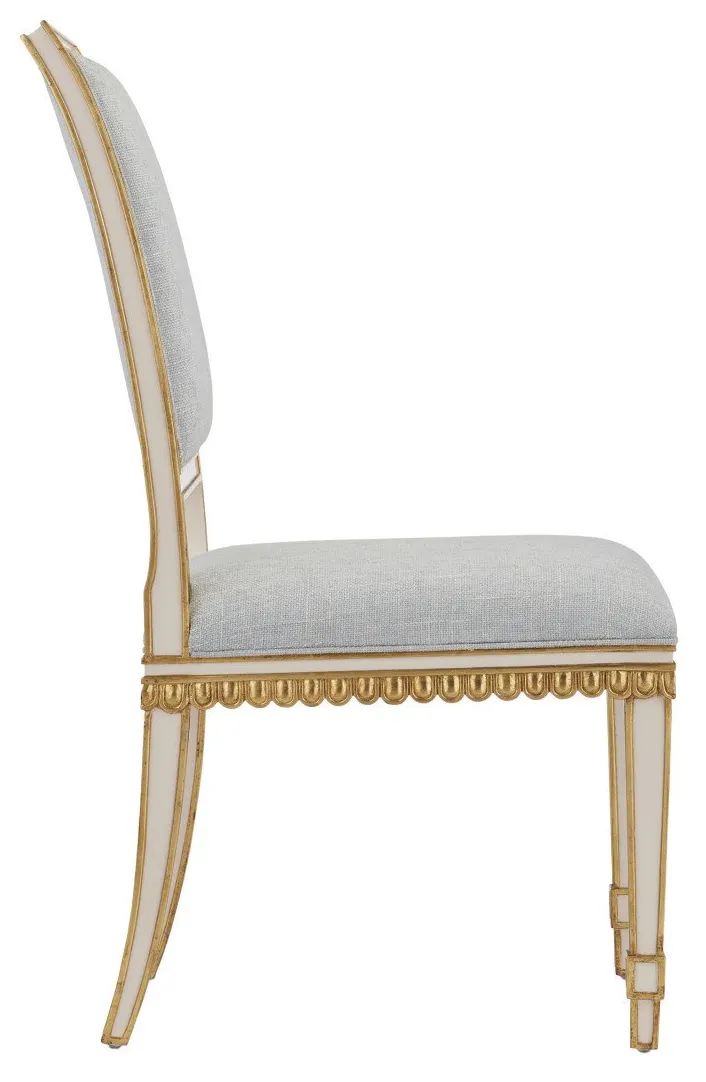 Currey and Company 7000-0153 Ines Ivory Chair Mixology Moonstone Currey and Company 7000-0153 Ines Ivory Chair Mixology Moonstone