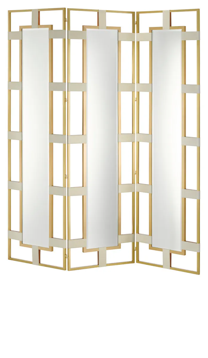 Currey and Company 1000-0084 Camille Brass Screen Currey and Company 1000-0084 Camille Brass Screen