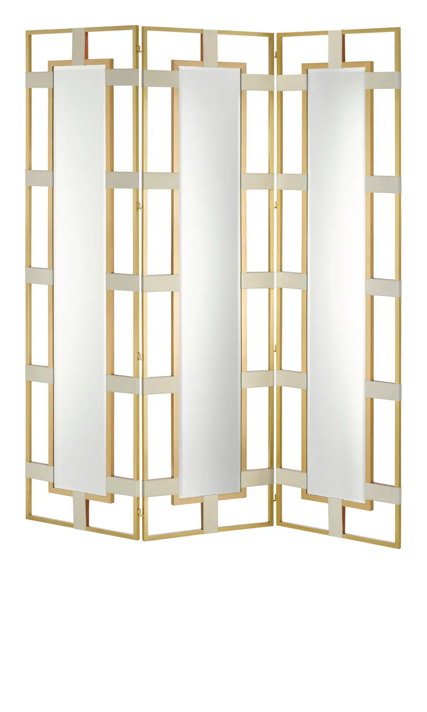 Currey and Company 1000-0084 Camille Brass Screen Currey and Company 1000-0084 Camille Brass Screen