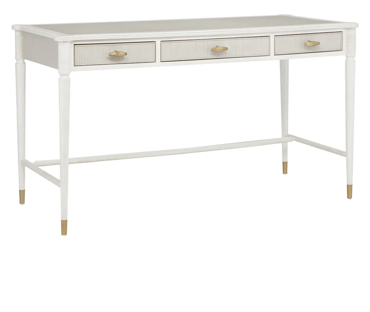 Currey and Company 3000-0190 Aster White Desk Currey and Company 3000-0190 Aster White Desk