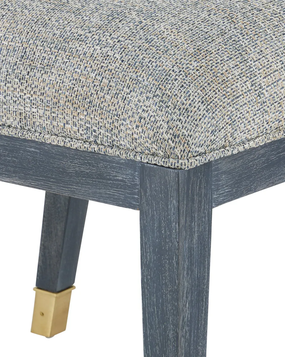 Currey and Company 7000-0872 Santos Vintage Navy Side Chair Barrett Dusk Currey and Company 7000-0872 Santos Vintage Navy Side Chair Barrett Dusk