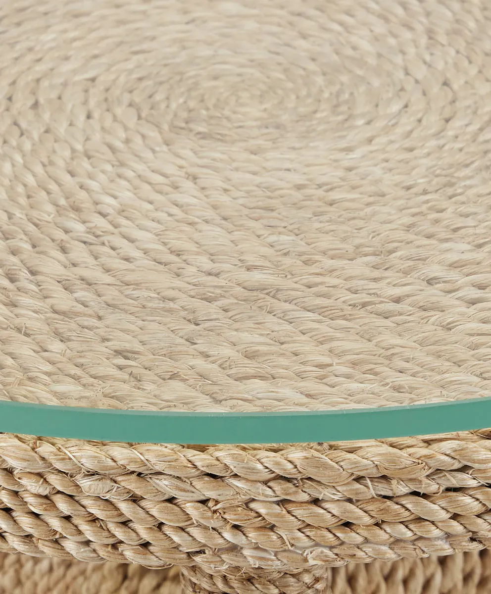 Currey and Company 3000-0214 Limay Rope Drinks Table Currey and Company 3000-0214 Limay Rope Drinks Table