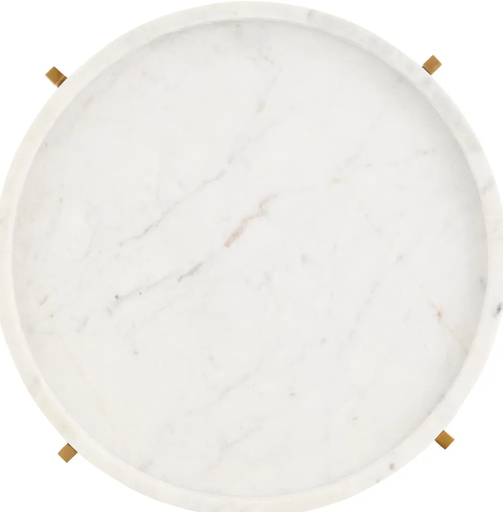 Currey and Company 4000-0146 Freya Marble Accent Table Currey and Company 4000-0146 Freya Marble Accent Table