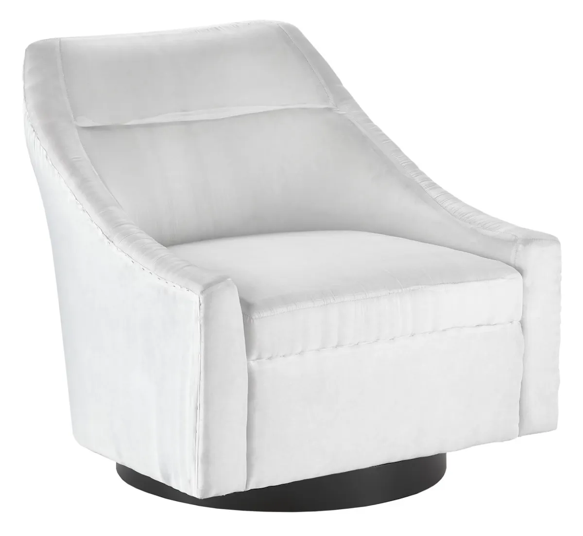Currey and Company 7000-0371 Pryce Black Swivel Chair Muslin Currey and Company 7000-0371 Pryce Black Swivel Chair Muslin