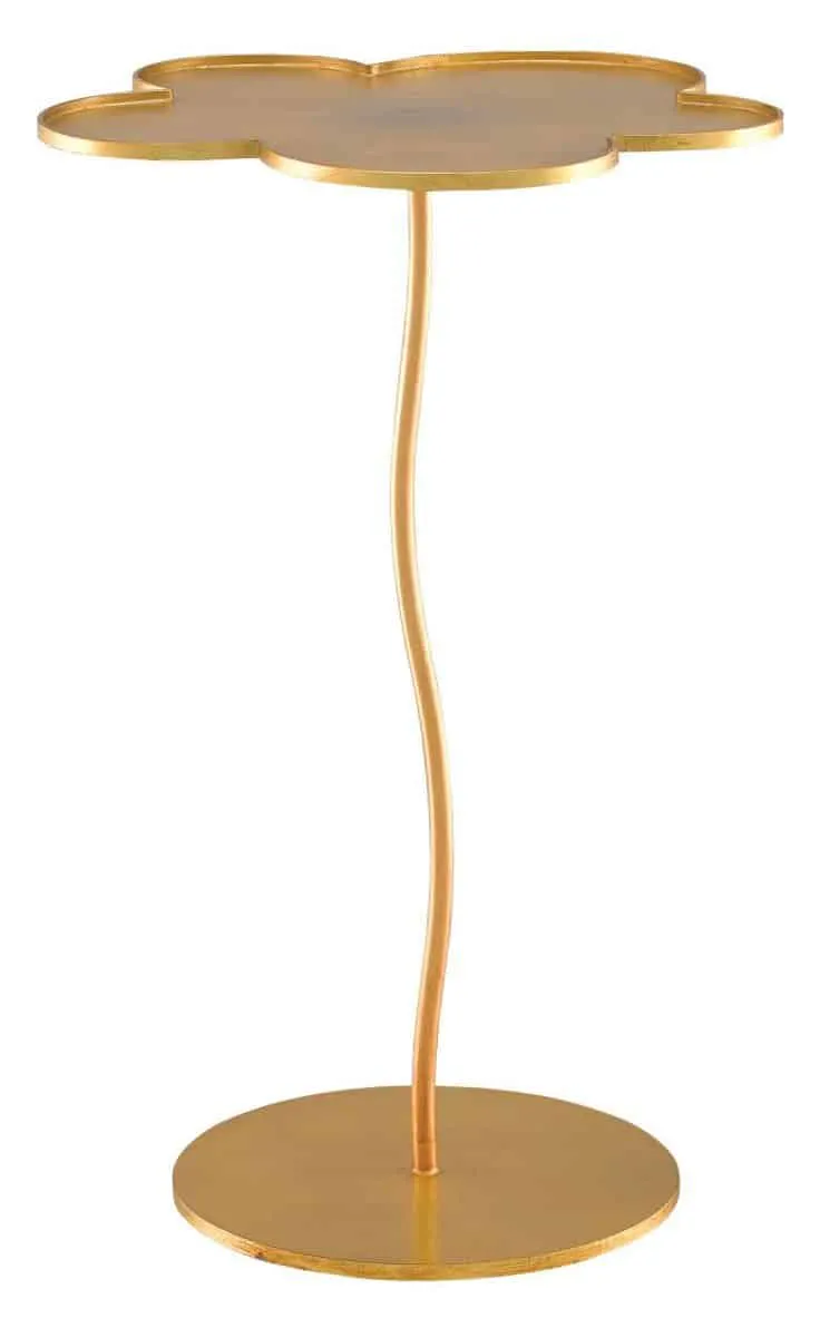 Currey and Company 4000-0068 Fleur Large Gold Accent Table