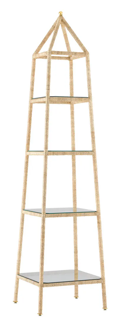 Currey and Company 3000-0181 Narra Rope Etagere Currey and Company 3000-0181 Narra Rope Etagere