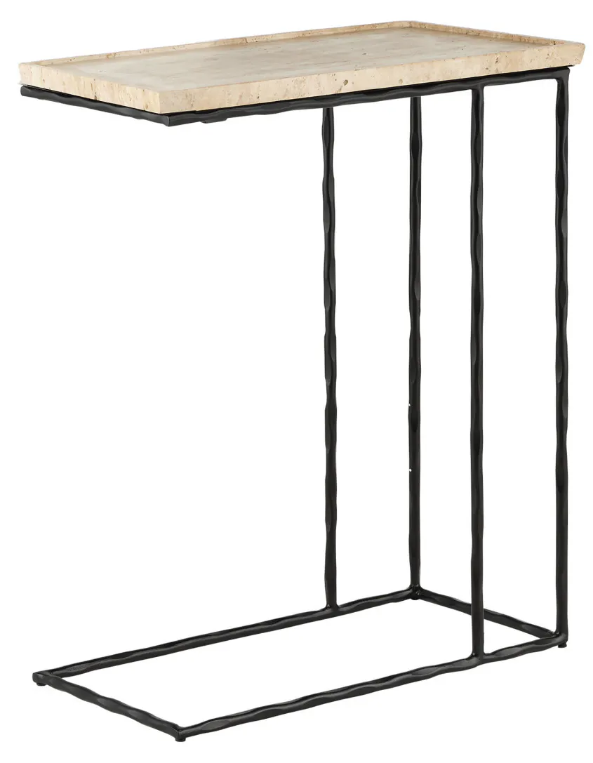 Currey and Company 4000-0139 Boyles Travertine C Table Currey and Company 4000-0139 Boyles Travertine C Table