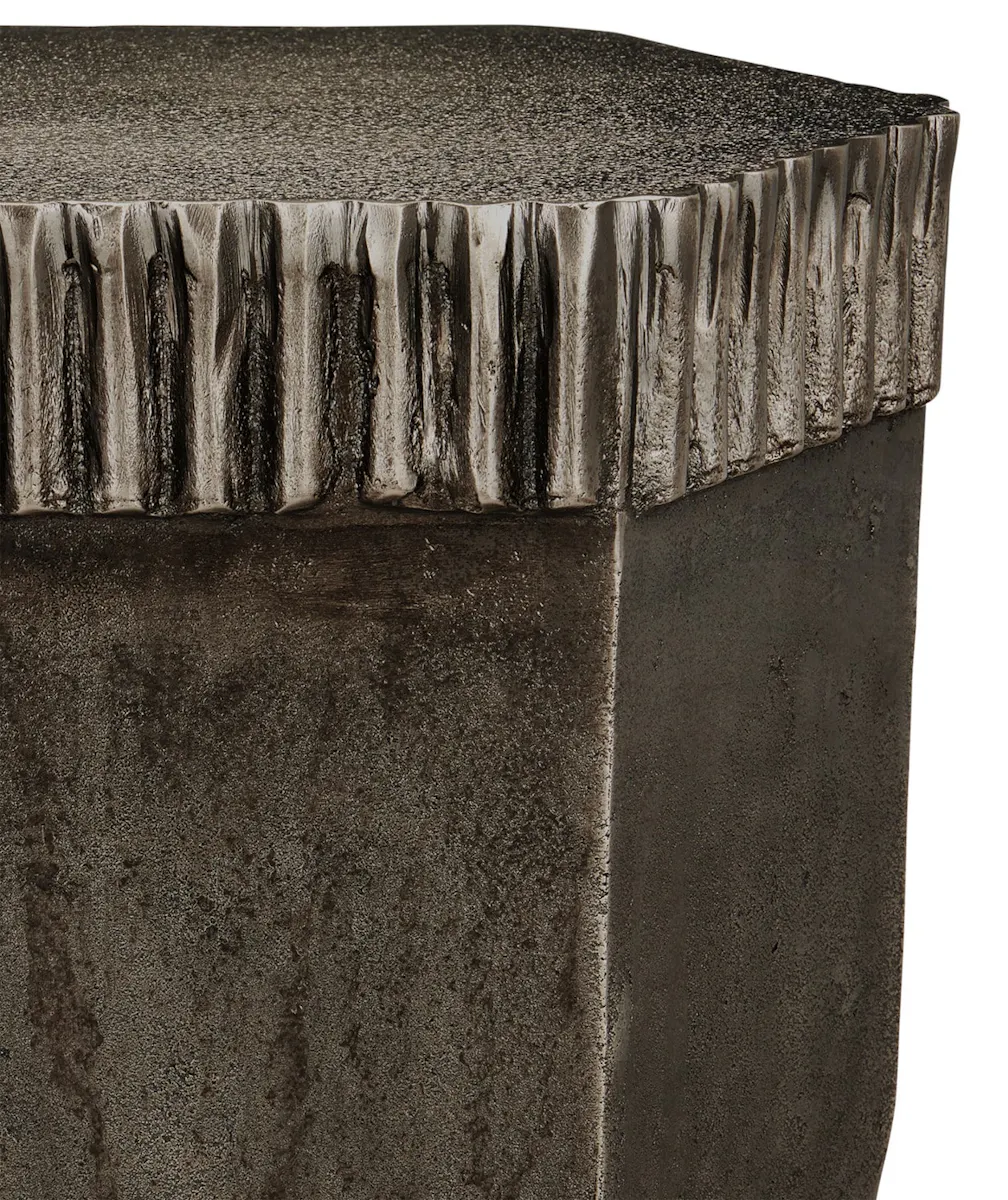 Currey and Company 4000-0163 Corda Graphite Accent Table Currey and Company 4000-0163 Corda Graphite Accent Table