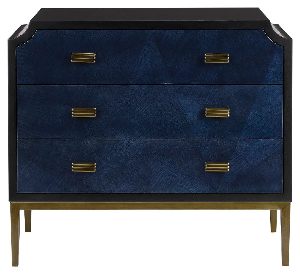 Currey and Company 3000-0124 Kallista Blue Chest Currey and Company 3000-0124 Kallista Blue Chest