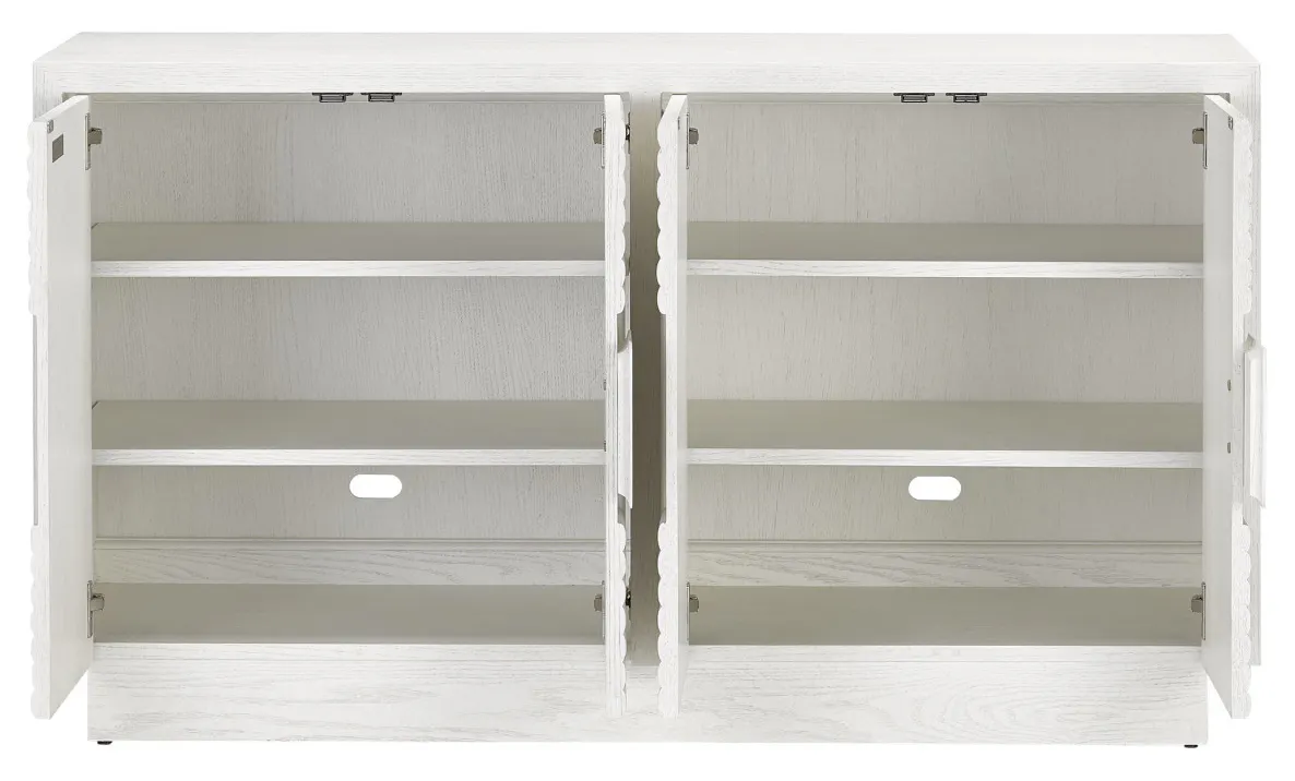 Currey and Company 3000-0151 Morombe White Cabinet Currey and Company 3000-0151 Morombe White Cabinet