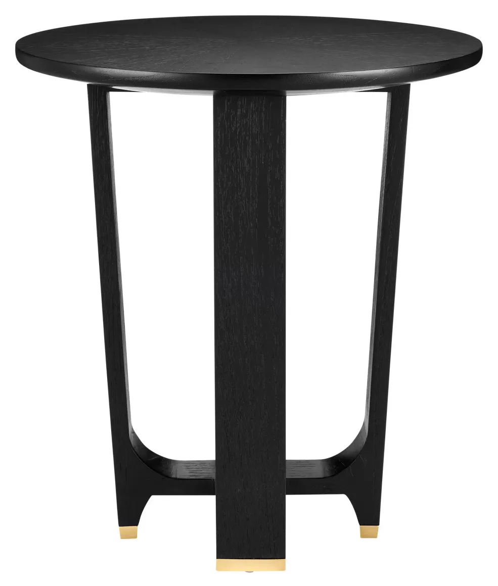 Currey and Company 3000-0259 Blake Black Accent Table Currey and Company 3000-0259 Blake Black Accent Table