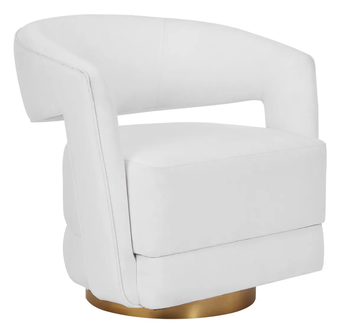 Currey and Company 7000-0561 Maren Swivel Armchair Muslin Currey and Company 7000-0561 Maren Swivel Armchair Muslin