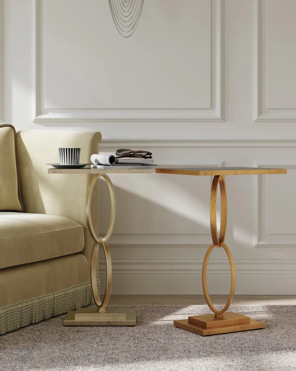Currey and Company 4000-0190 Bangle Gold Accent Table Currey and Company 4000-0190 Bangle Gold Accent Table