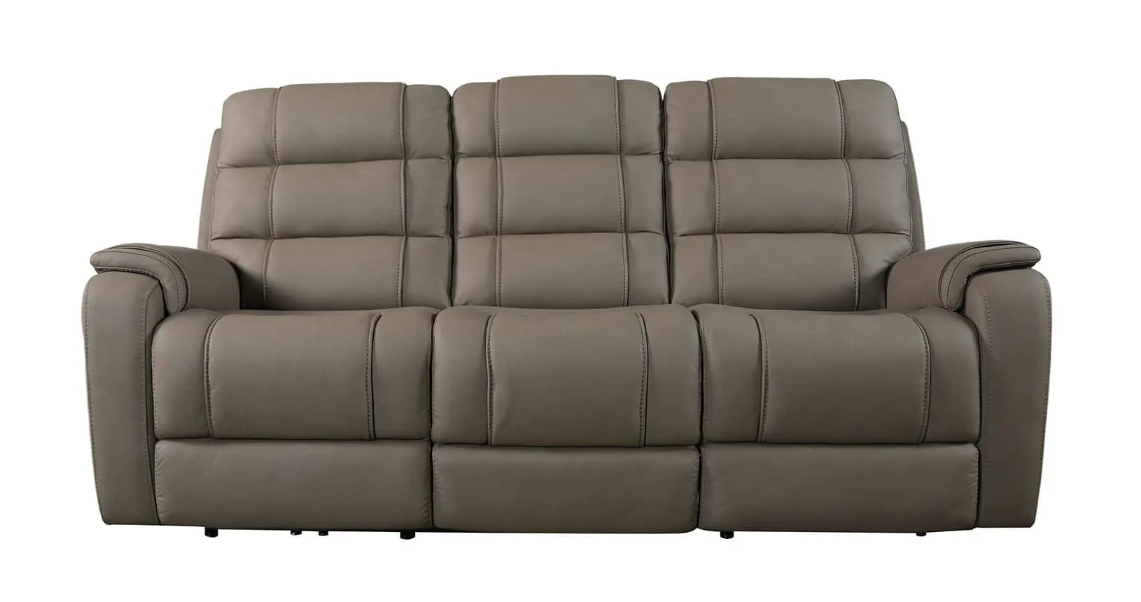 Bassett Club Level 3732-P62D Wendell Power Motion Sofa Dust Leather