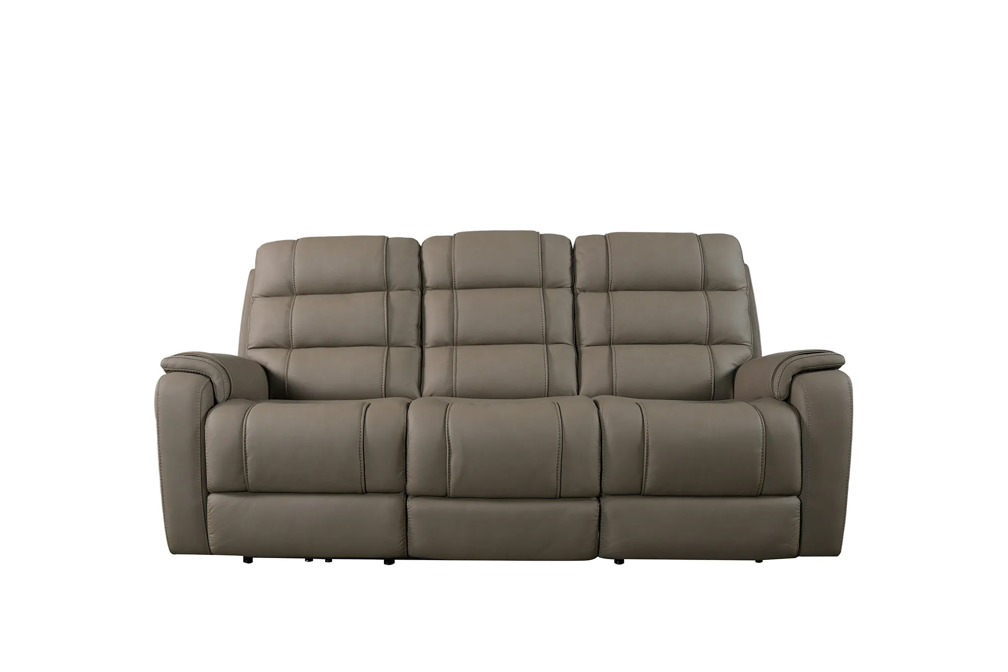 Bassett Club Level 3732-P62D Wendell Power Motion Sofa Dust Leather