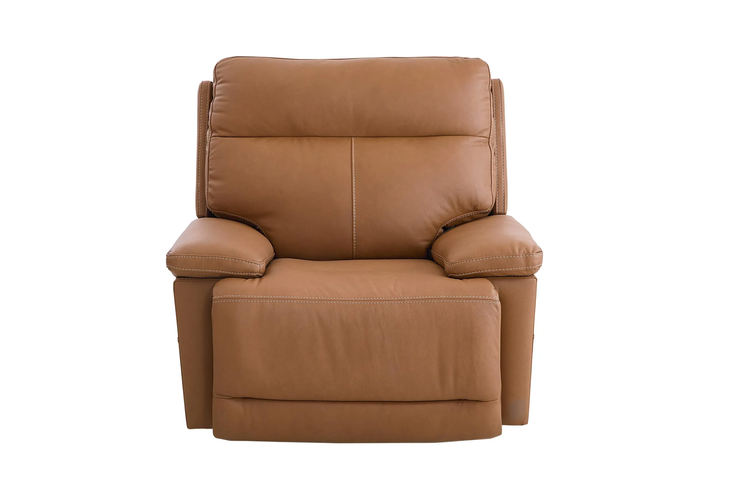 Bassett Club Level 3733-P0A Fletcher Wallsaver Power Recliner Antelope Leather
