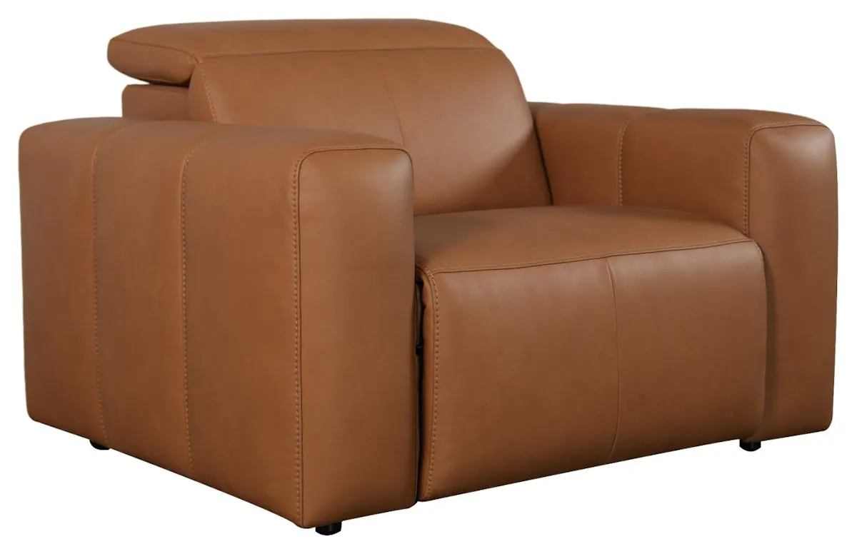 Bassett Club Level 3734-P0A Airy Wallsaver Power Recliner Antelope Leather Bassett Club Level 3734-P0A Airy Wallsaver Power Recliner Antelope Leather