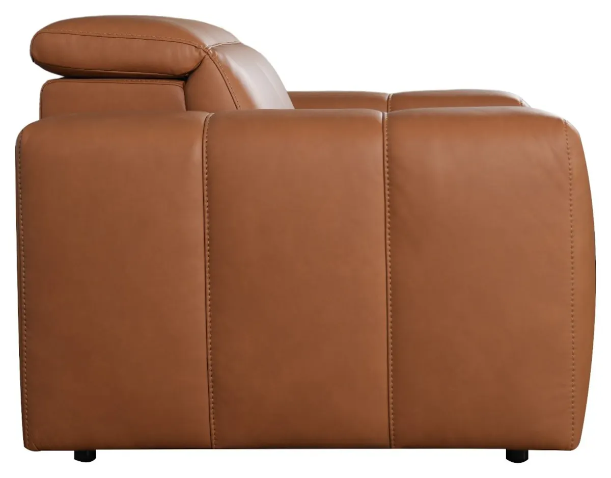Bassett Club Level 3734-P0A Airy Wallsaver Power Recliner Antelope Leather Bassett Club Level 3734-P0A Airy Wallsaver Power Recliner Antelope Leather