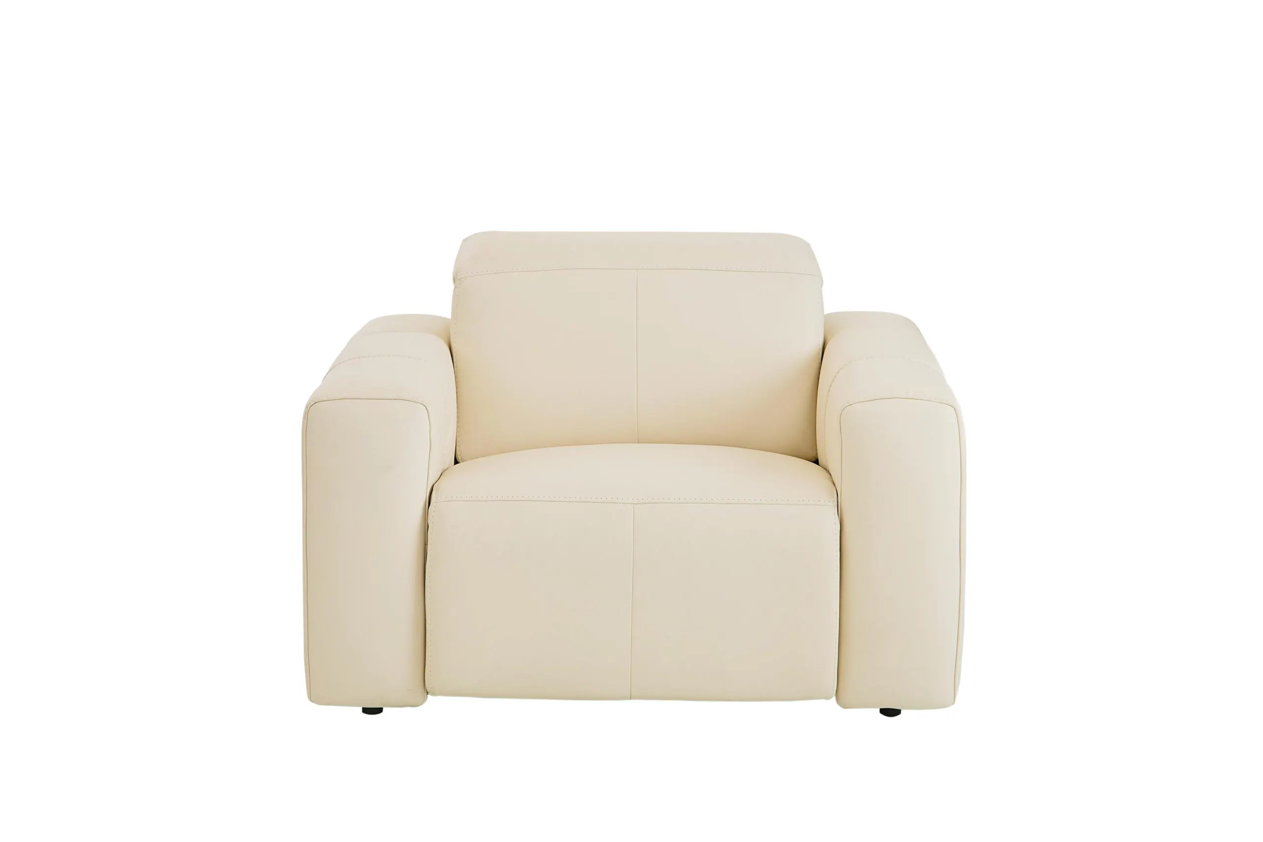 Bassett Club Level 3734-P0L Airy Wallsaver Power Recliner Linen Leather
