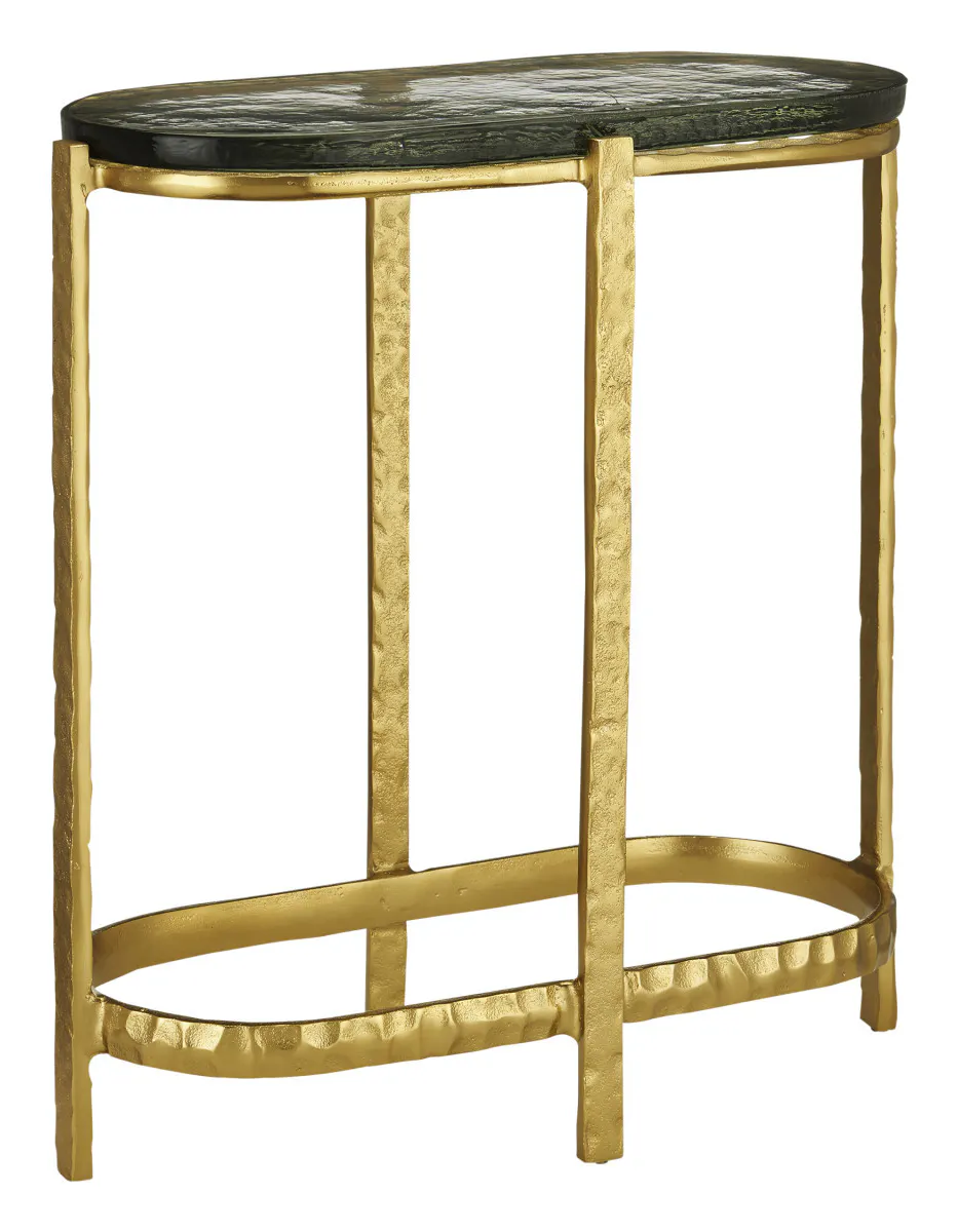 Currey and Company 4000-0158 Acea Gold Side Table Currey and Company 4000-0158 Acea Gold Side Table