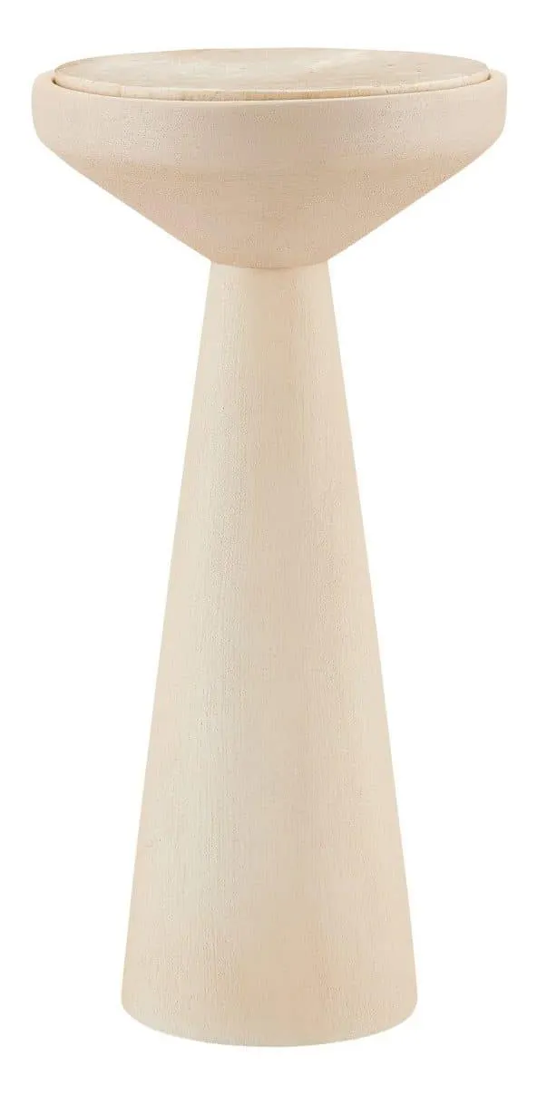 Currey and Company 4000-0164 Wren Beige Accent Table