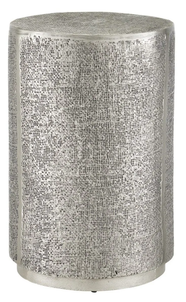 Currey and Company 4000-0169 Kabeen Silver Accent Table