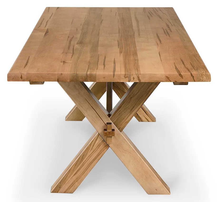 Bassett Furniture 4021-7242XEX Crossbuck Dining Table with Extendable Leaves Bassett Furniture 4021-7242XEX Crossbuck Dining Table with Extendable Leaves