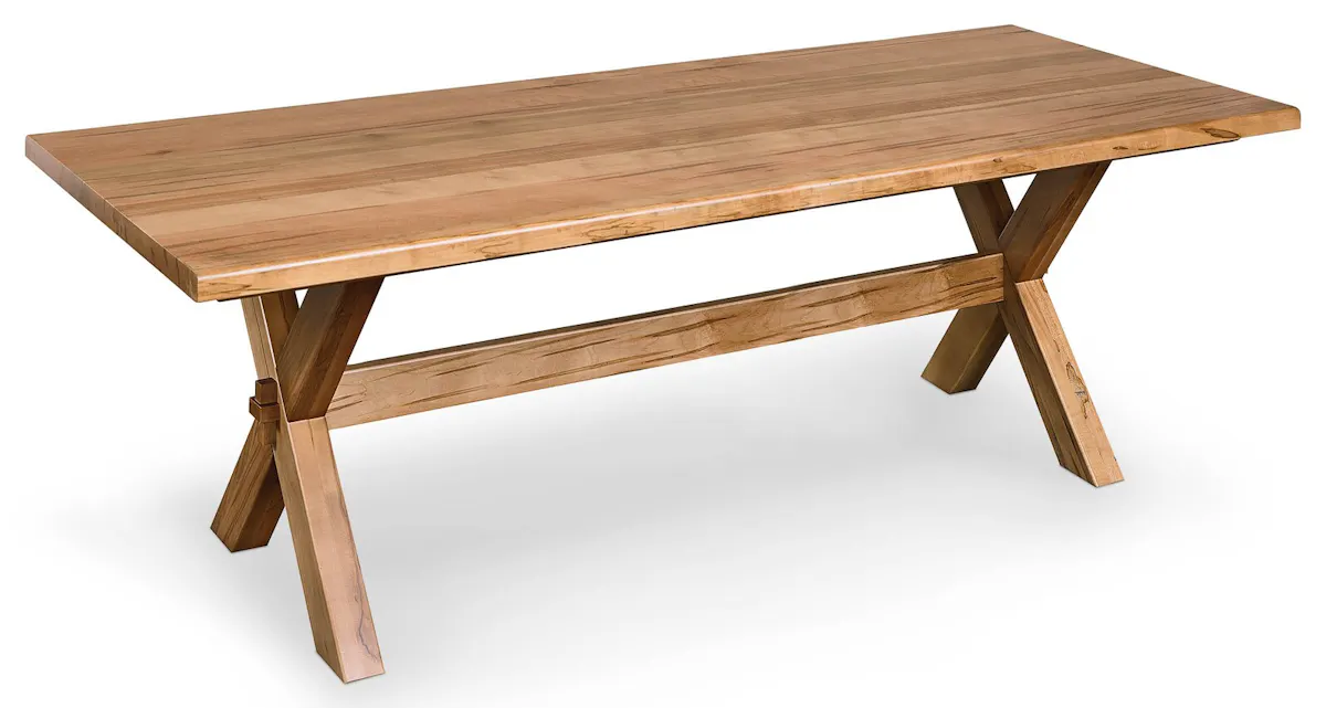 Bassett Furniture 4021-9042XEX Crossbuck Dining Table with Extendable Leaves Bassett Furniture 4021-9042XEX Crossbuck Dining Table with Extendable Leaves