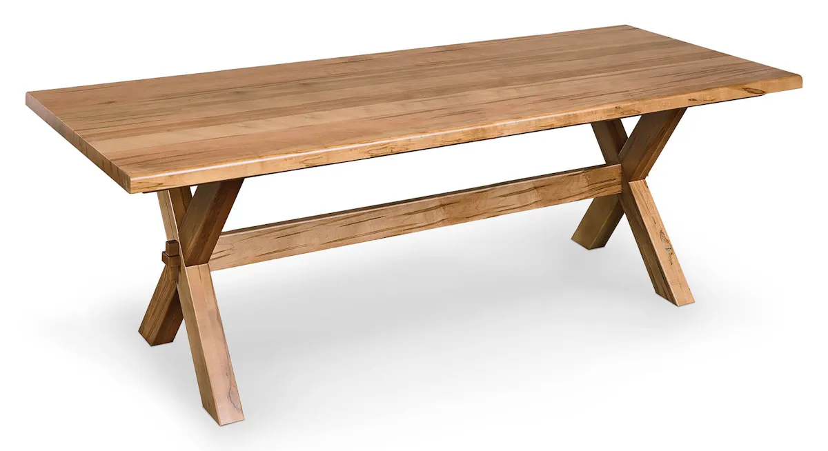 Bassett Furniture 4021-9042XEX Crossbuck Dining Table with Extendable Leaves Bassett Furniture 4021-9042XEX Crossbuck Dining Table with Extendable Leaves