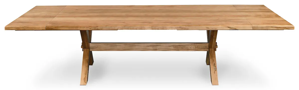 Bassett Furniture 4021-9042XEX Crossbuck Dining Table with Extendable Leaves Bassett Furniture 4021-9042XEX Crossbuck Dining Table with Extendable Leaves