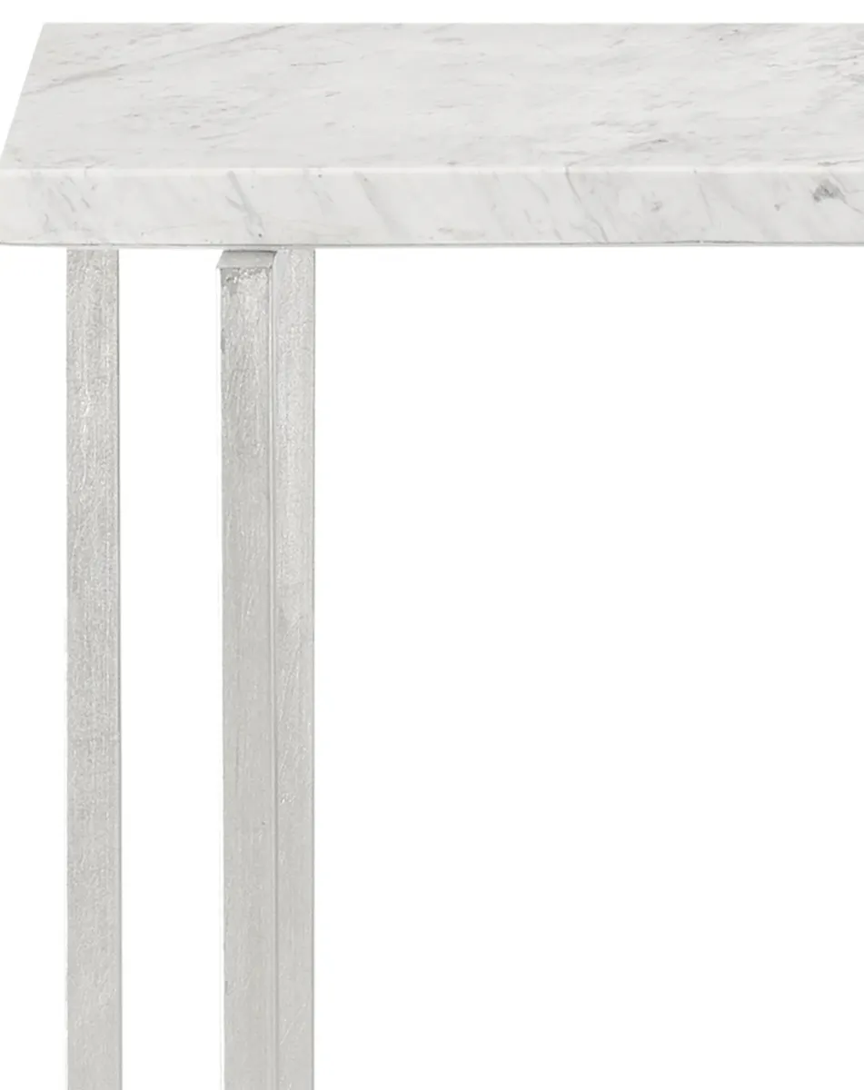 Currey and Company 4000-0070 Cora White Marble Accent Table Currey and Company 4000-0070 Cora White Marble Accent Table