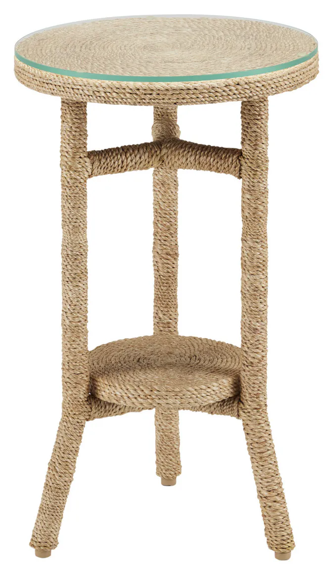 Currey and Company 3000-0214 Limay Rope Drinks Table Currey and Company 3000-0214 Limay Rope Drinks Table