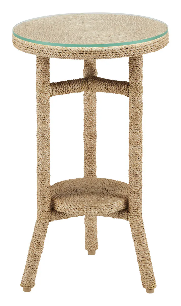 Currey and Company 3000-0214 Limay Rope Drinks Table Currey and Company 3000-0214 Limay Rope Drinks Table