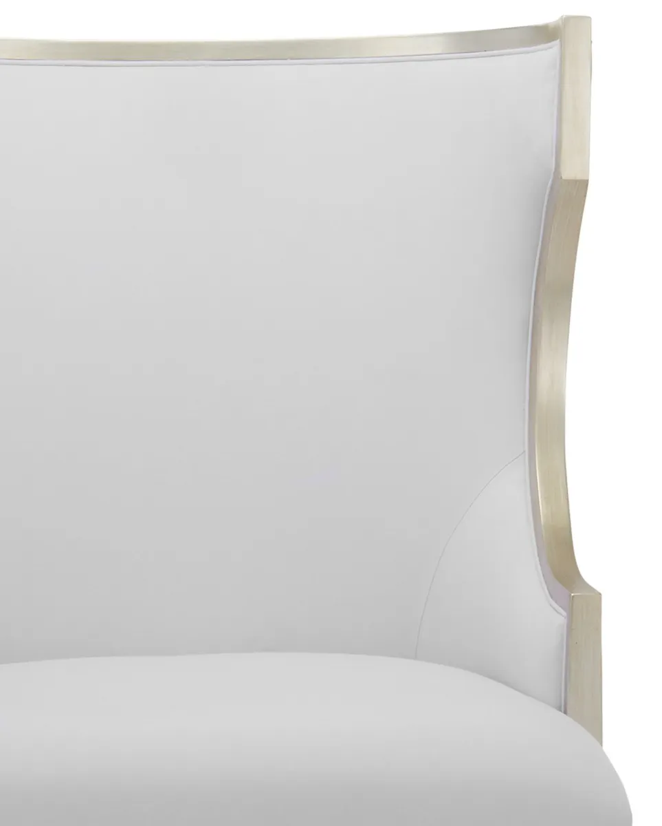 Currey and Company 7000-0641 Garson Silver Armchair Muslin Currey and Company 7000-0641 Garson Silver Armchair Muslin
