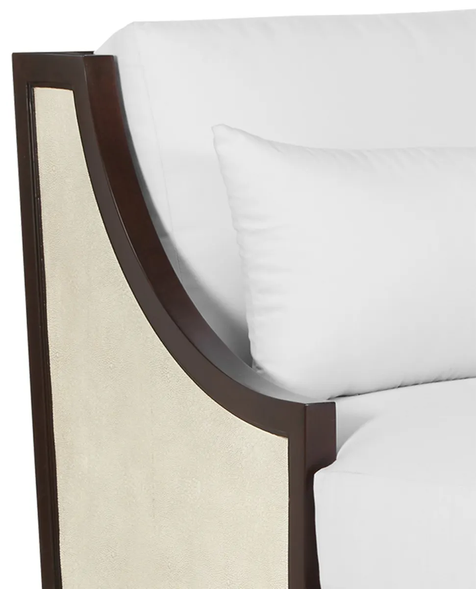 Currey and Company 7000-0441 Evie Walnut Chaise, Muslin Currey and Company 7000-0441 Evie Walnut Chaise, Muslin