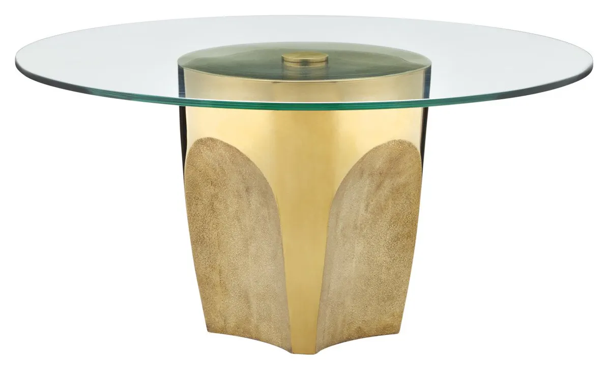 Currey and Company 4000-0217 Lemy Brass Cocktail Table Currey and Company 4000-0217 Lemy Brass Cocktail Table