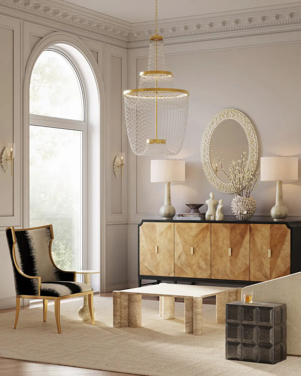 Currey and Company 3000-0307 Osa Drinks Table Currey and Company 3000-0307 Osa Drinks Table