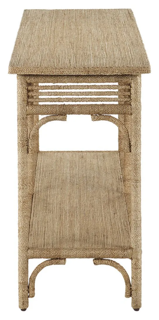 Currey and Company 3000-0246 Olisa Large Rope Console Table Currey and Company 3000-0246 Olisa Large Rope Console Table