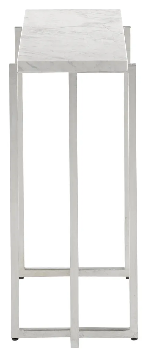Currey and Company 4000-0070 Cora White Marble Accent Table Currey and Company 4000-0070 Cora White Marble Accent Table