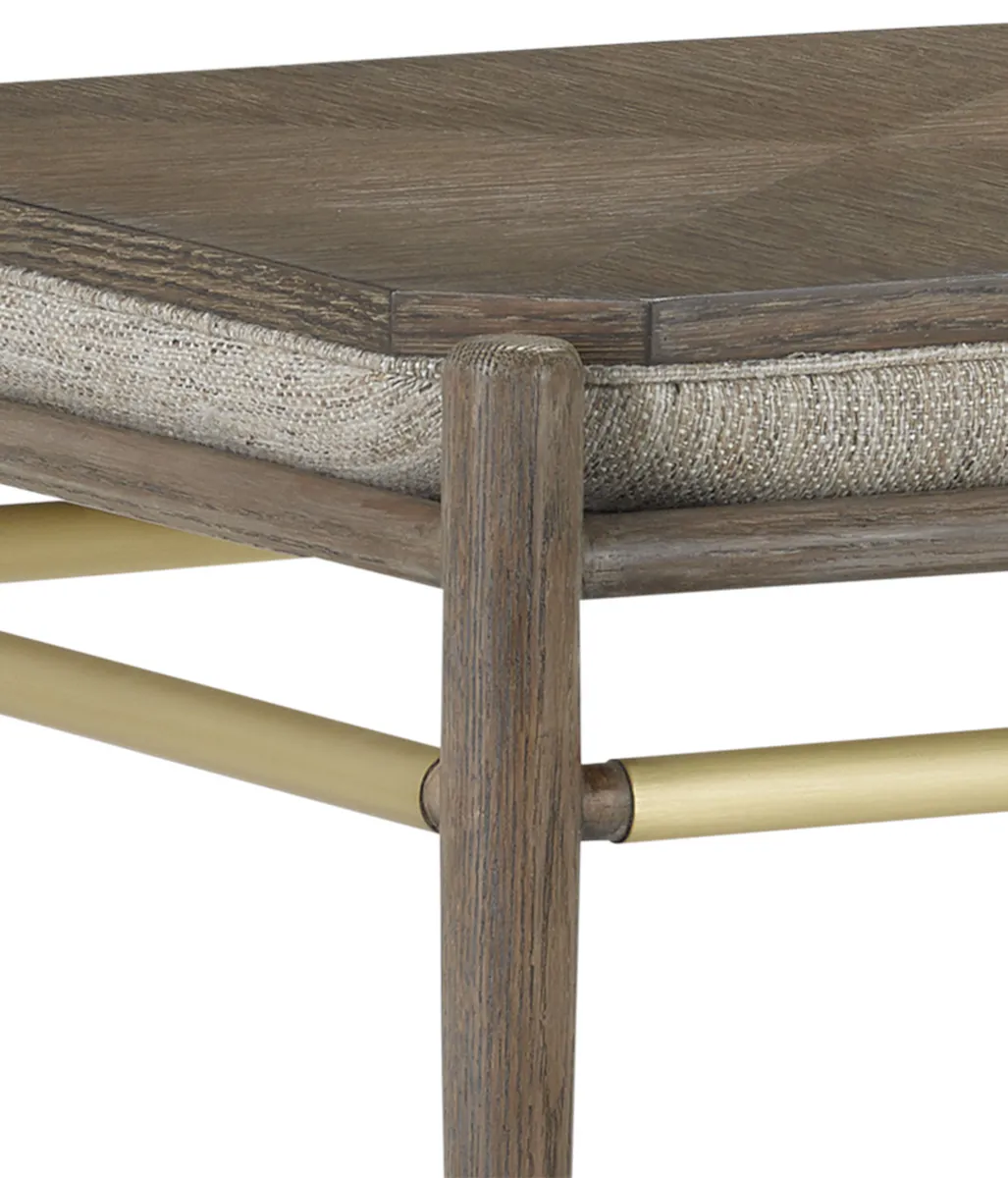 Currey and Company 7000-0282 Visby Light Pepper Ottoman Calcutta Linen Currey and Company 7000-0282 Visby Light Pepper Ottoman Calcutta Linen