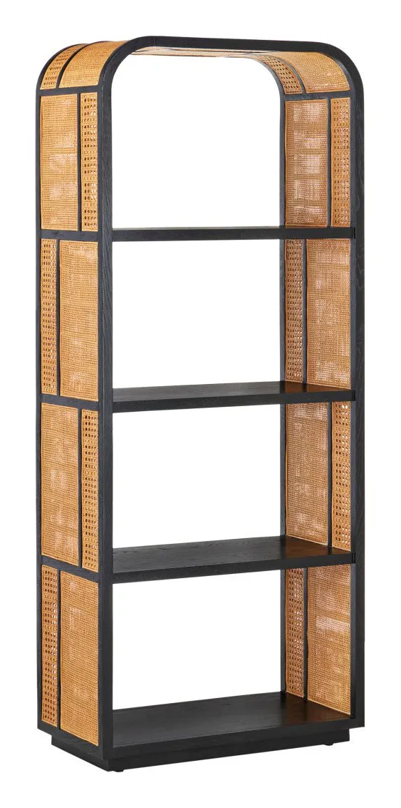 Currey and Company 3000-0229 Anisa Black Etagere Currey and Company 3000-0229 Anisa Black Etagere